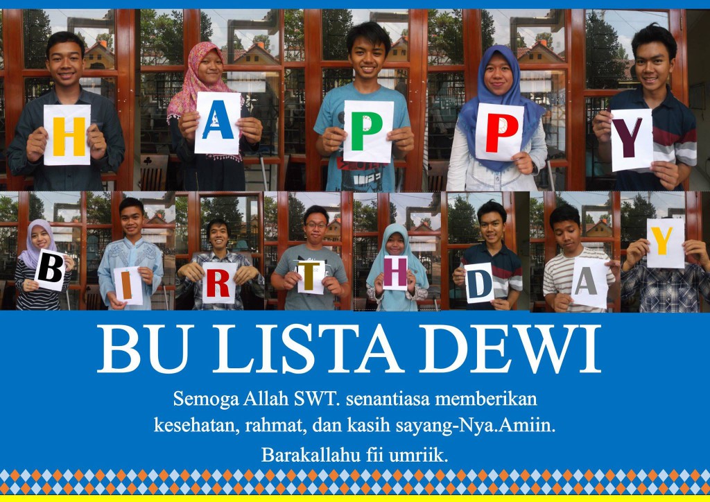 Happy Birthday Ibu Lista Dewi