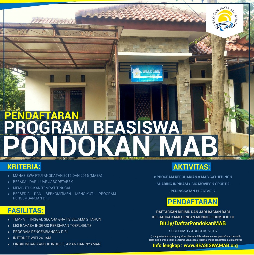 Daftar Pondokan MAB