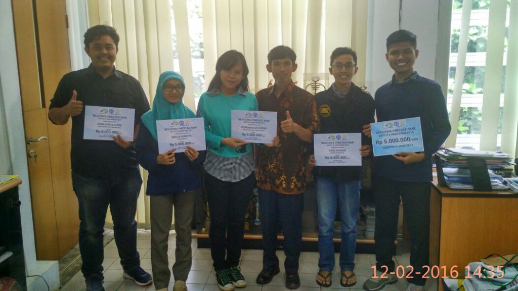 Penerima Beasiswa Prestasi Batch 6