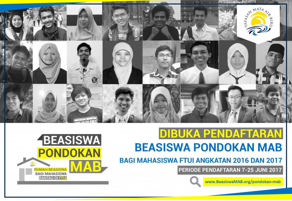 Pendaftaran Beasiswa Pondokan MAB 2017